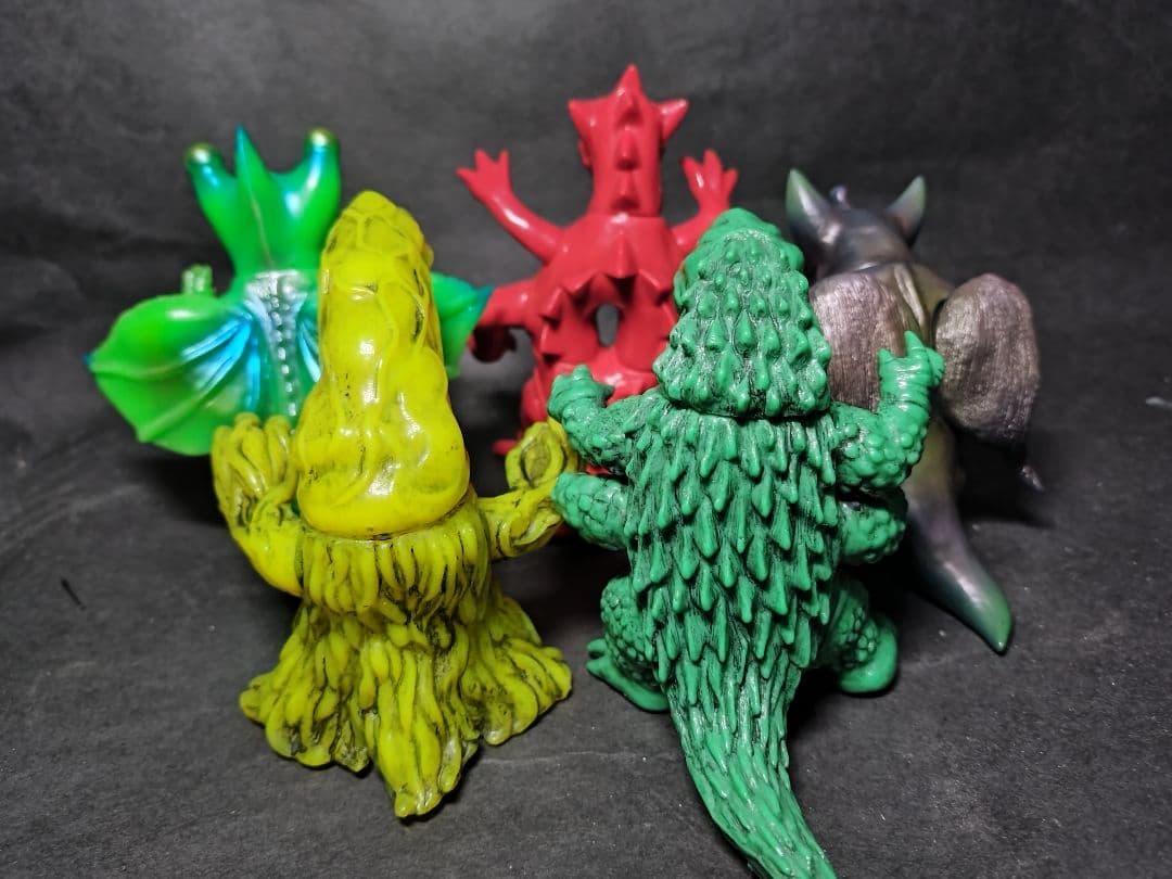 シカルナ工房 ザゴラ、チヲス、バグン、バグン、マイティ、ミニソフビ