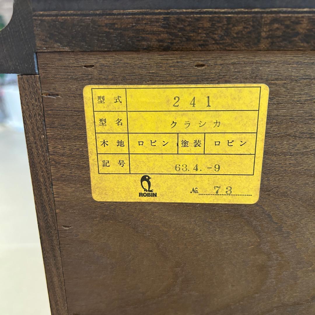 期間限定値下♥【高梨産業 ROBIN】 オーク無垢材 ドレッサー 椅子付き