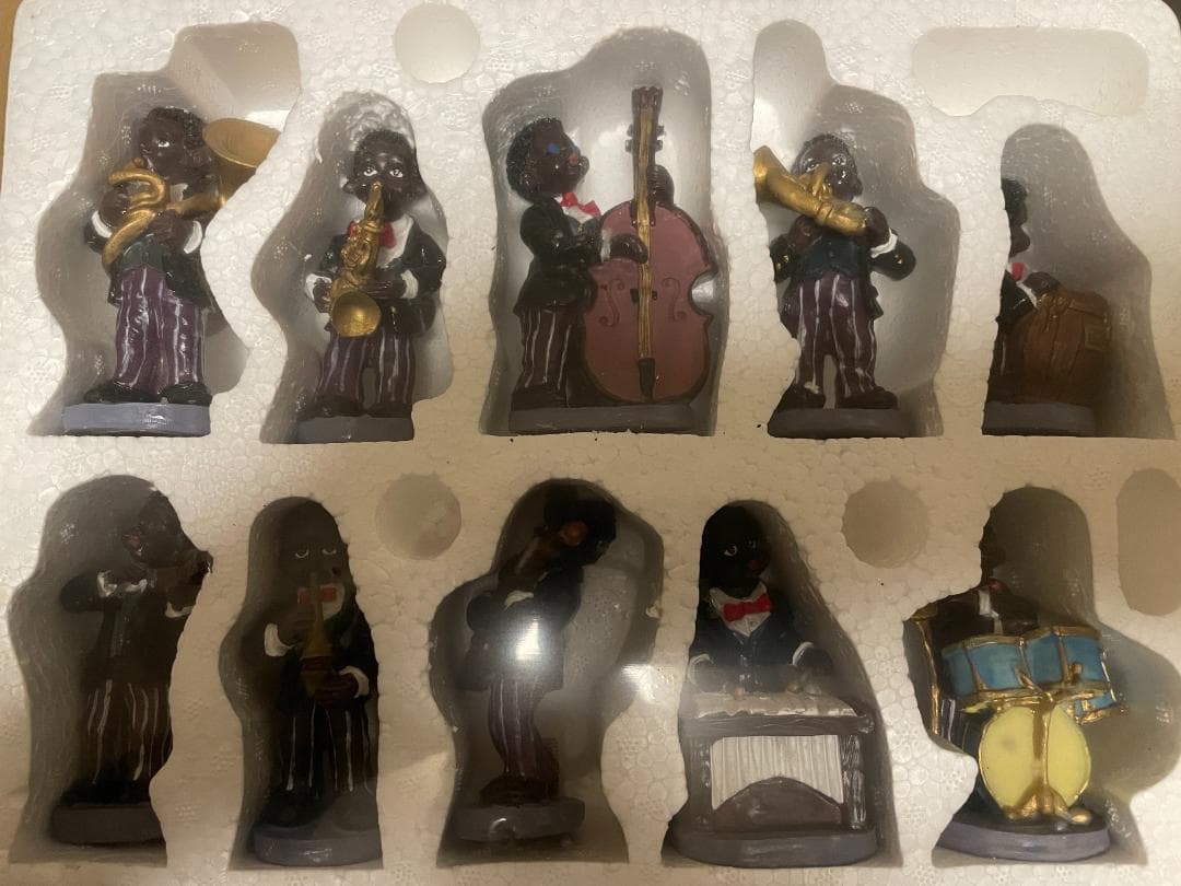 レトロ・アンティーク』ジャズ人形10体セット[新品]