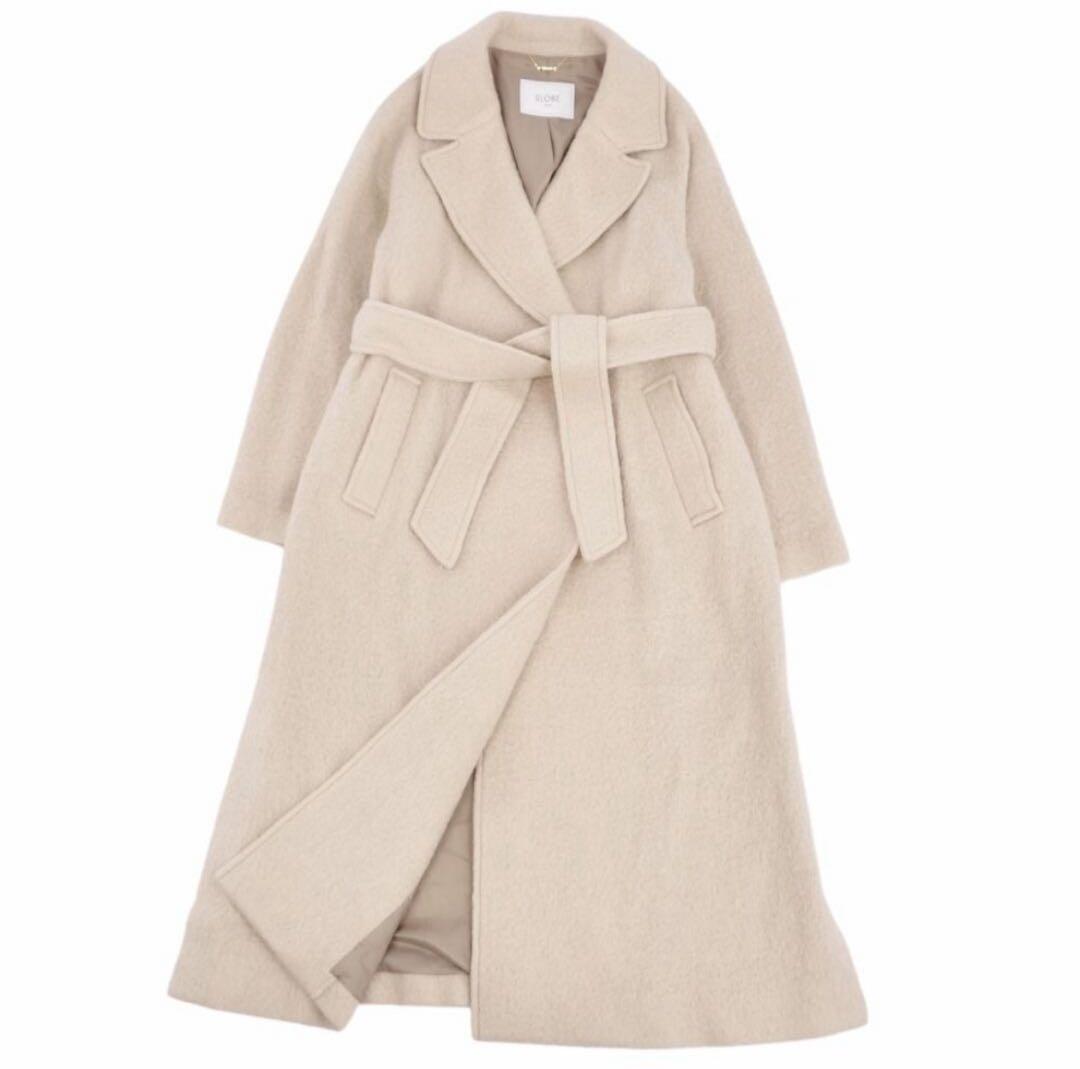 SLOBE IENA スローブイエナ モヘヤシャギーコート