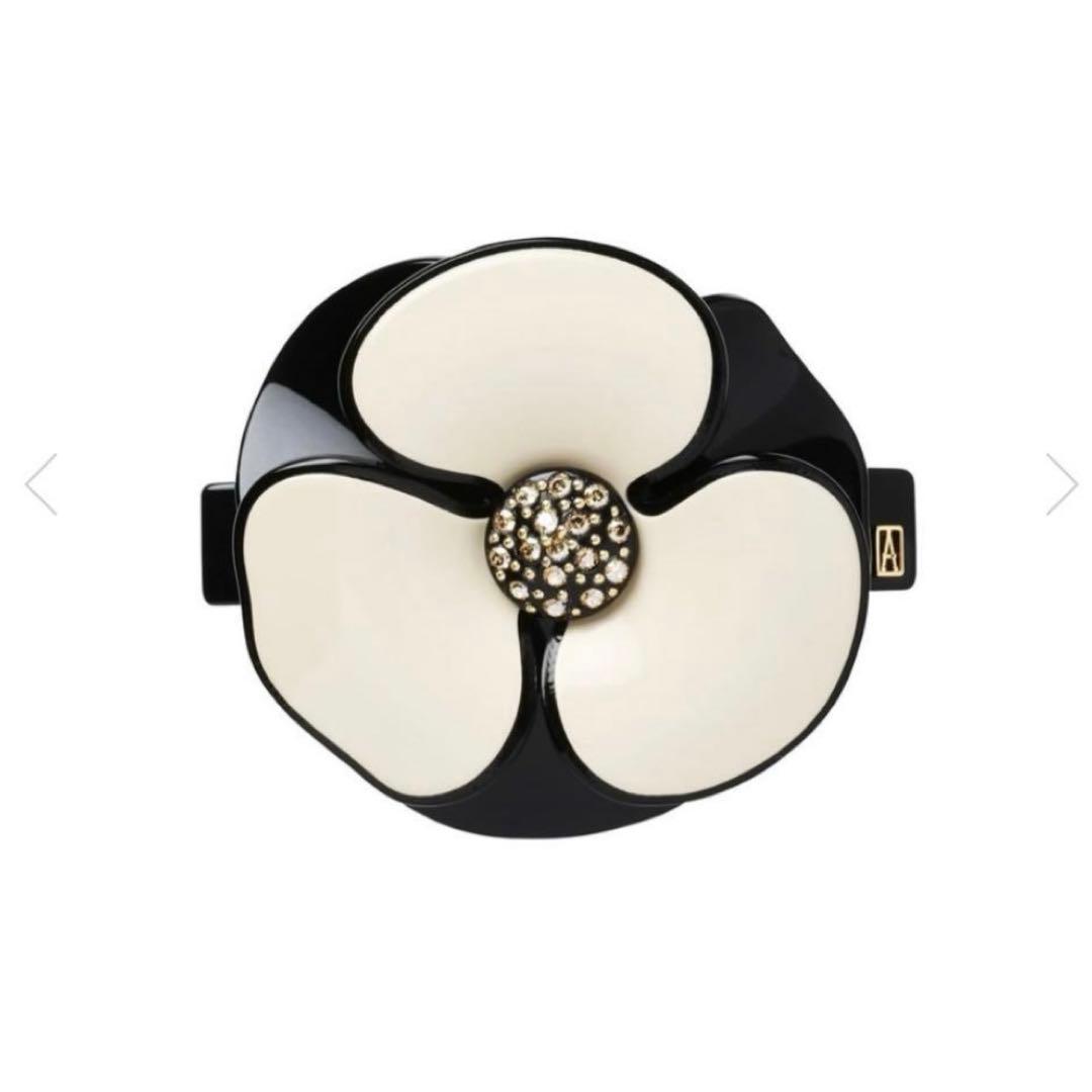 ALEXANDRE DE PARIS カメリア バレッタ 希少なホワイトシルバー - メルカリ