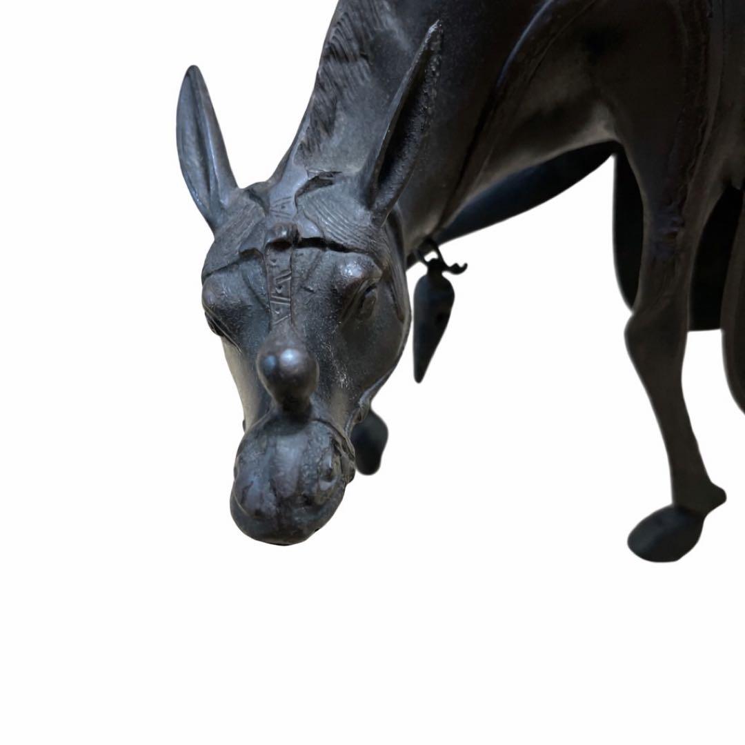 黄銅製 唐馬仙人 香炉 古銅 置物 骨董 アンティーク ※馬のみ - メルカリ