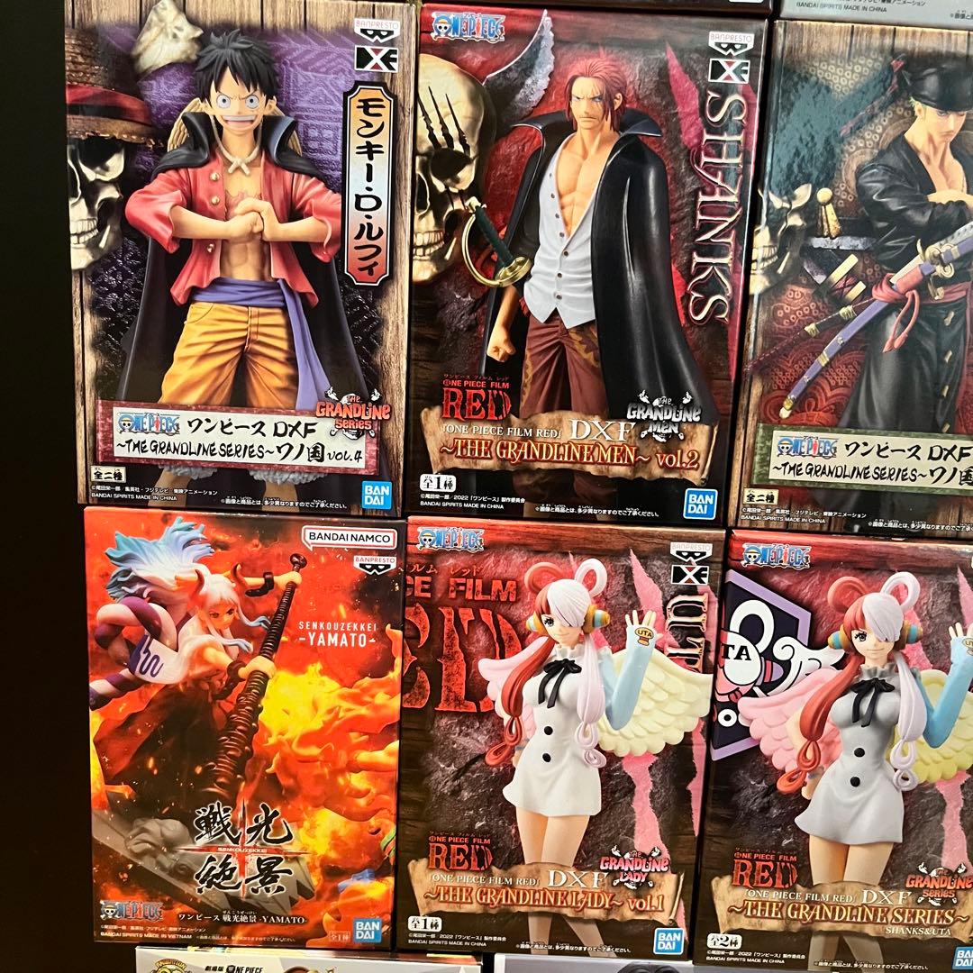 ワンピース フィギュア まとめ売り ルフィ ハンコック ウタ シャンクス