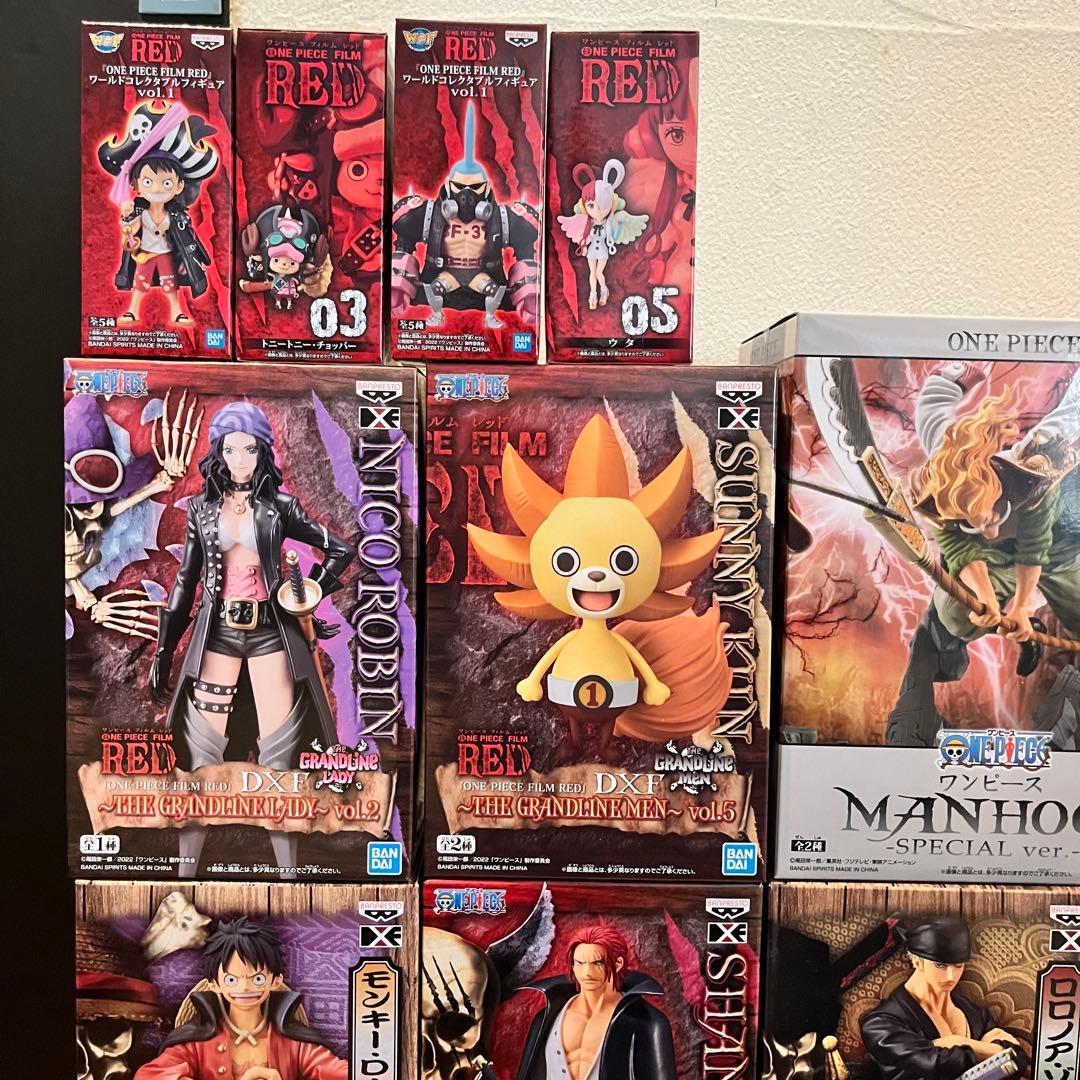 ワンピース フィギュア まとめ売り ルフィ ハンコック ウタ シャンクス