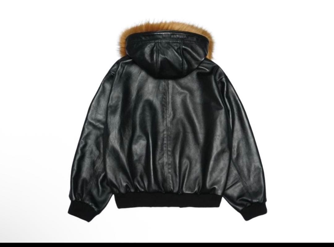し*ー様 Supreme Schott Hooded Leather Bombe