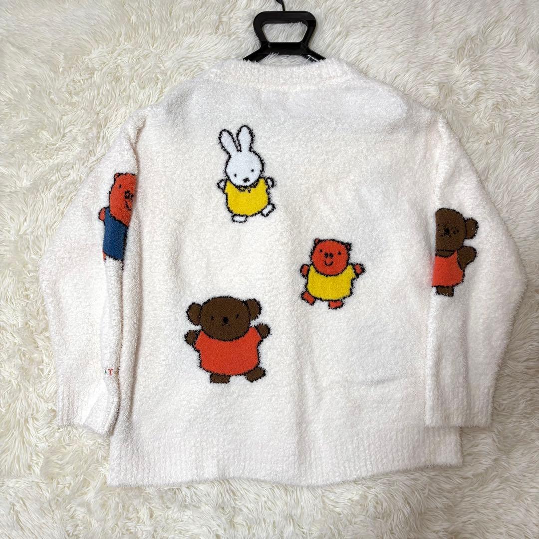 ジェラートピケ ミッフィー カーディガン クリーム M-Lサイズ