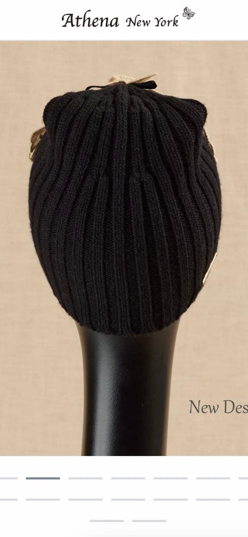 アシーナニューヨークジャスミンニット帽子24AW - メルカリ