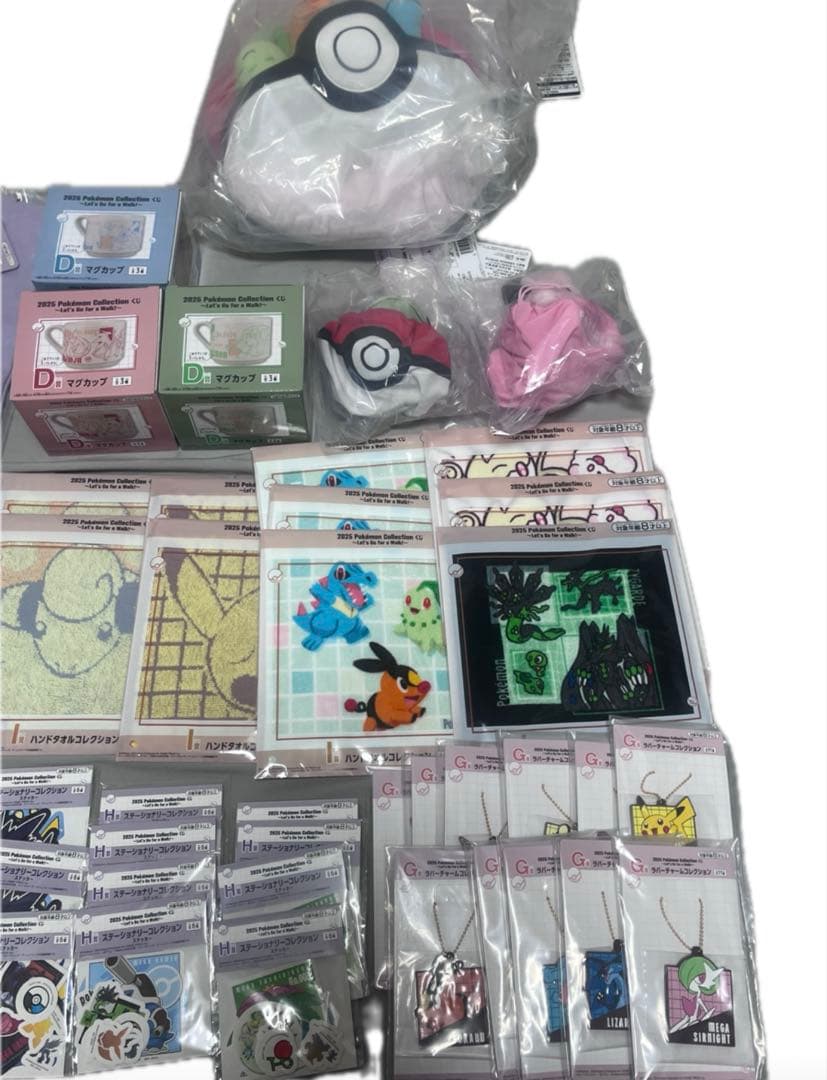 一番くじ ポケモン A賞C賞トートバッグD賞マグカップE賞マスコット＋おまけ付き