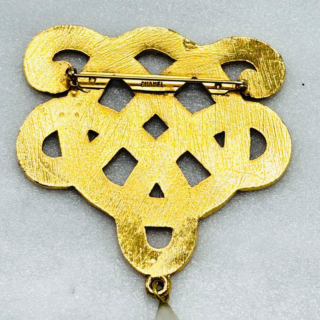 希少 CHANEL シャネル ヴィンテージ 1970年代 ブローチ ゴールド