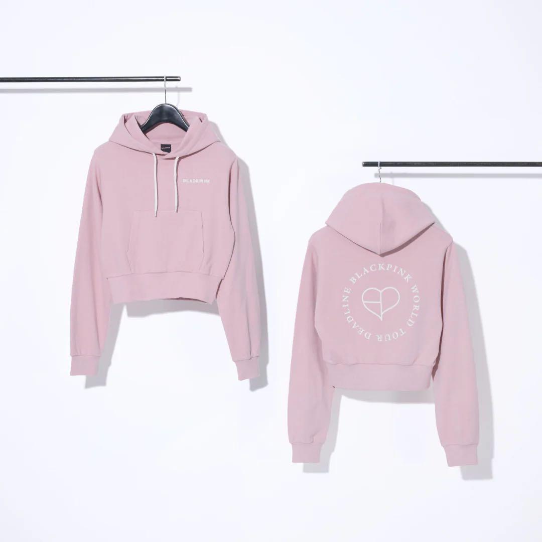 Blackpink deadline プルオーバーフーディー ショートサイズ