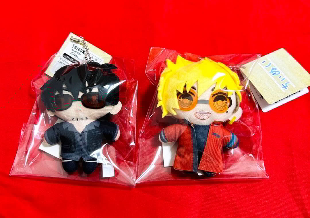 トライガン展 ちぃぬい ヴァッシュ ニコラス ウルフウッド ぬいぐるみ