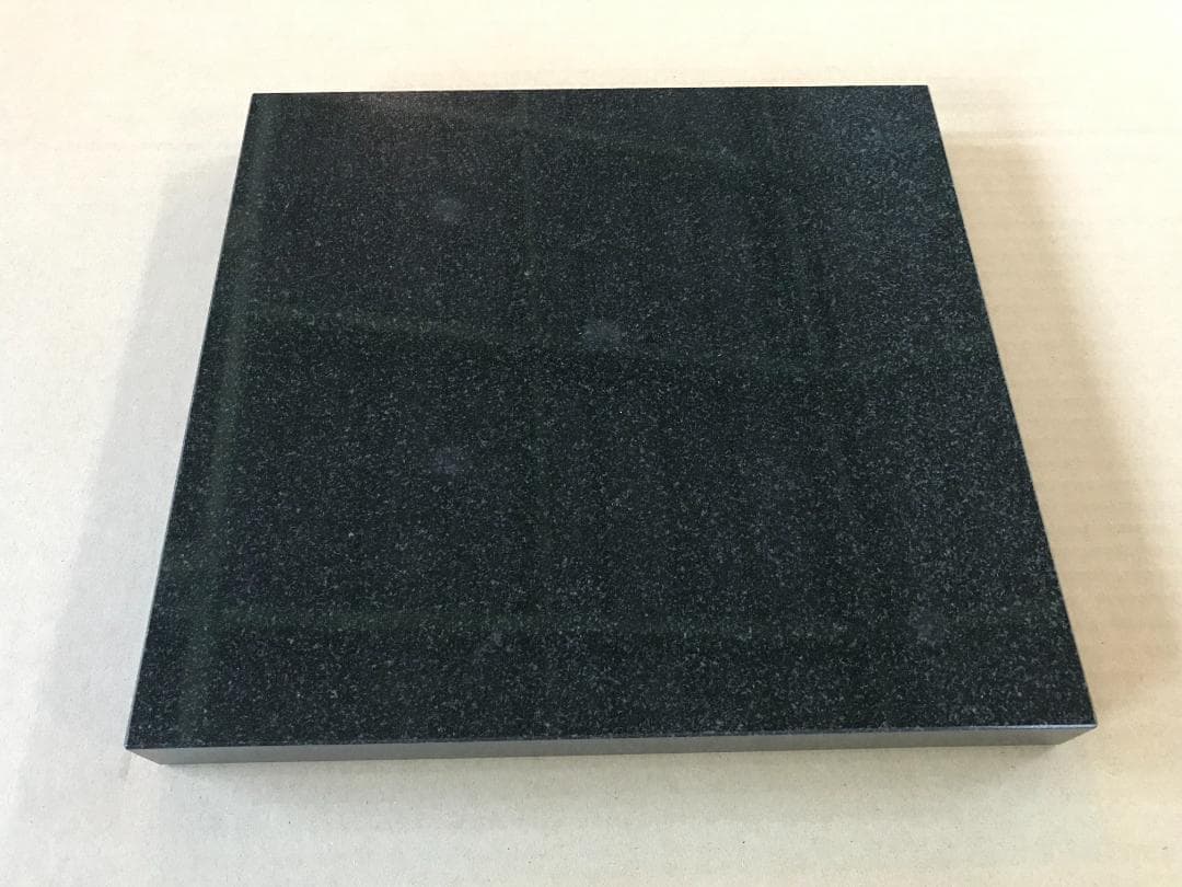 高級天然黒御影石 山西黒 オーディオボード○400×400×20○5
