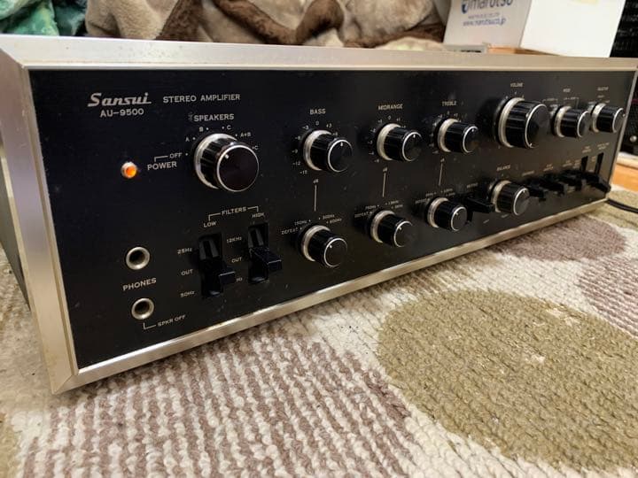 美品 サンスイ au-9500 プリメインアンプ セール 整備品