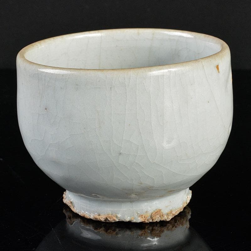朝鮮美術 李朝 高麗白磁 茶碗 小碗 M R5340