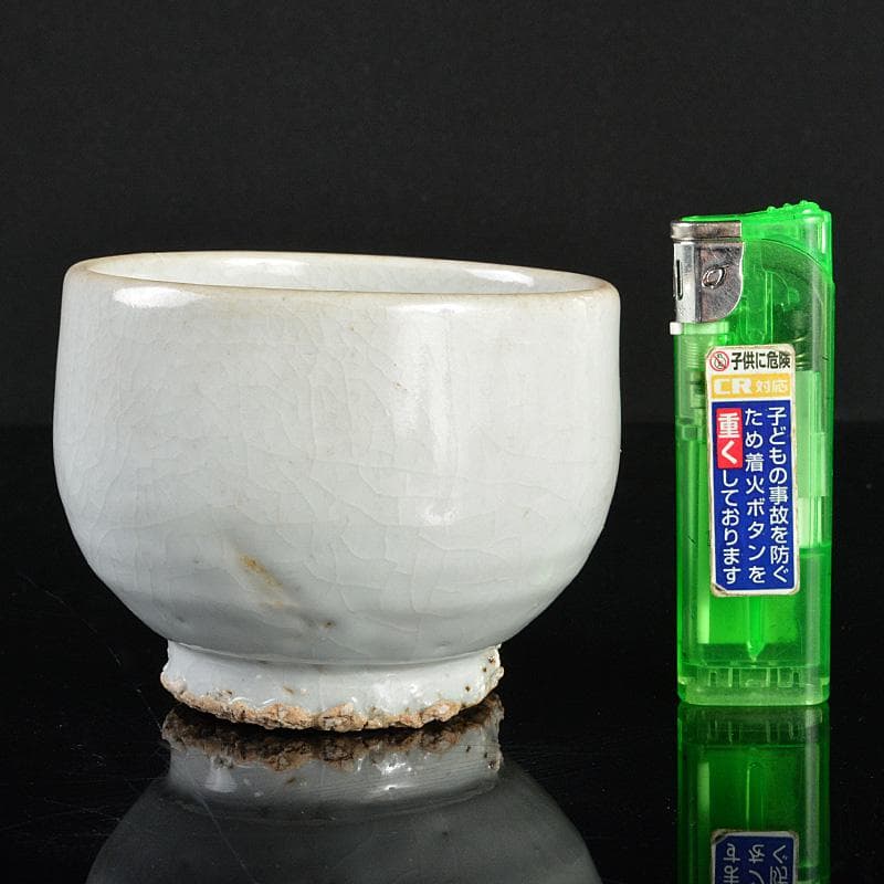 朝鮮美術 李朝 高麗白磁 茶碗 小碗 M R5340