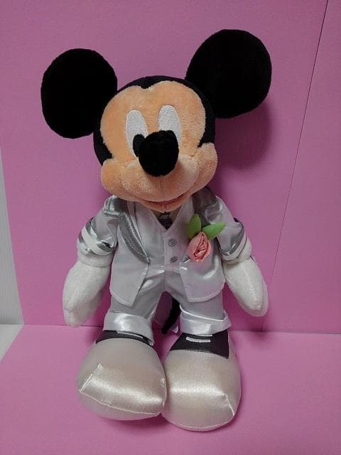 レア☆ミッキーマウス&ミニーマウス☆ウェディングぬいぐるみ☆新品未使用ケース付き
