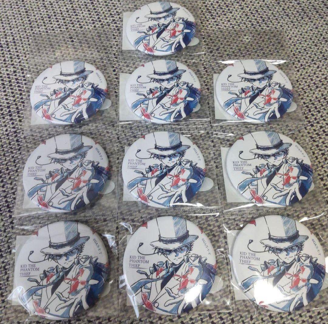 名探偵コナン 怪盗キッド ペンシルアート 缶バッジ コレクション