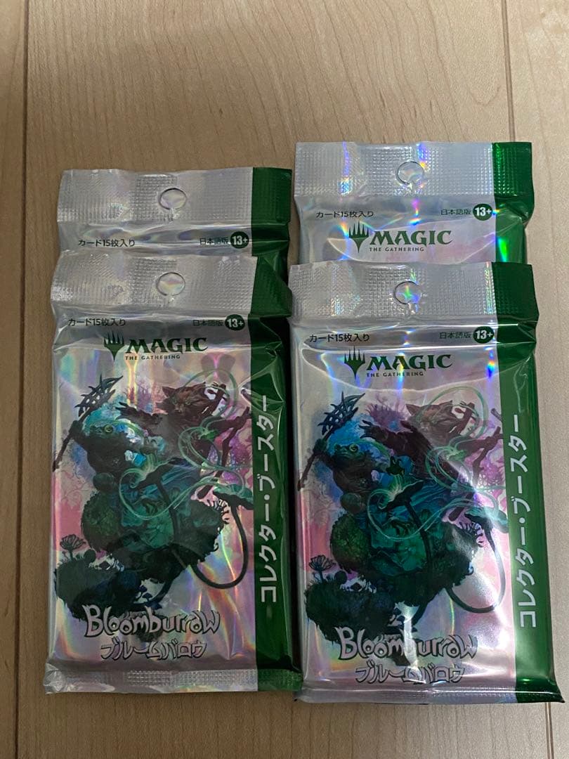 ブルームバロウ　コレクターブースター4パックセット ブルームバロウ コレクターブースター4パックセット Amazon.co.jp