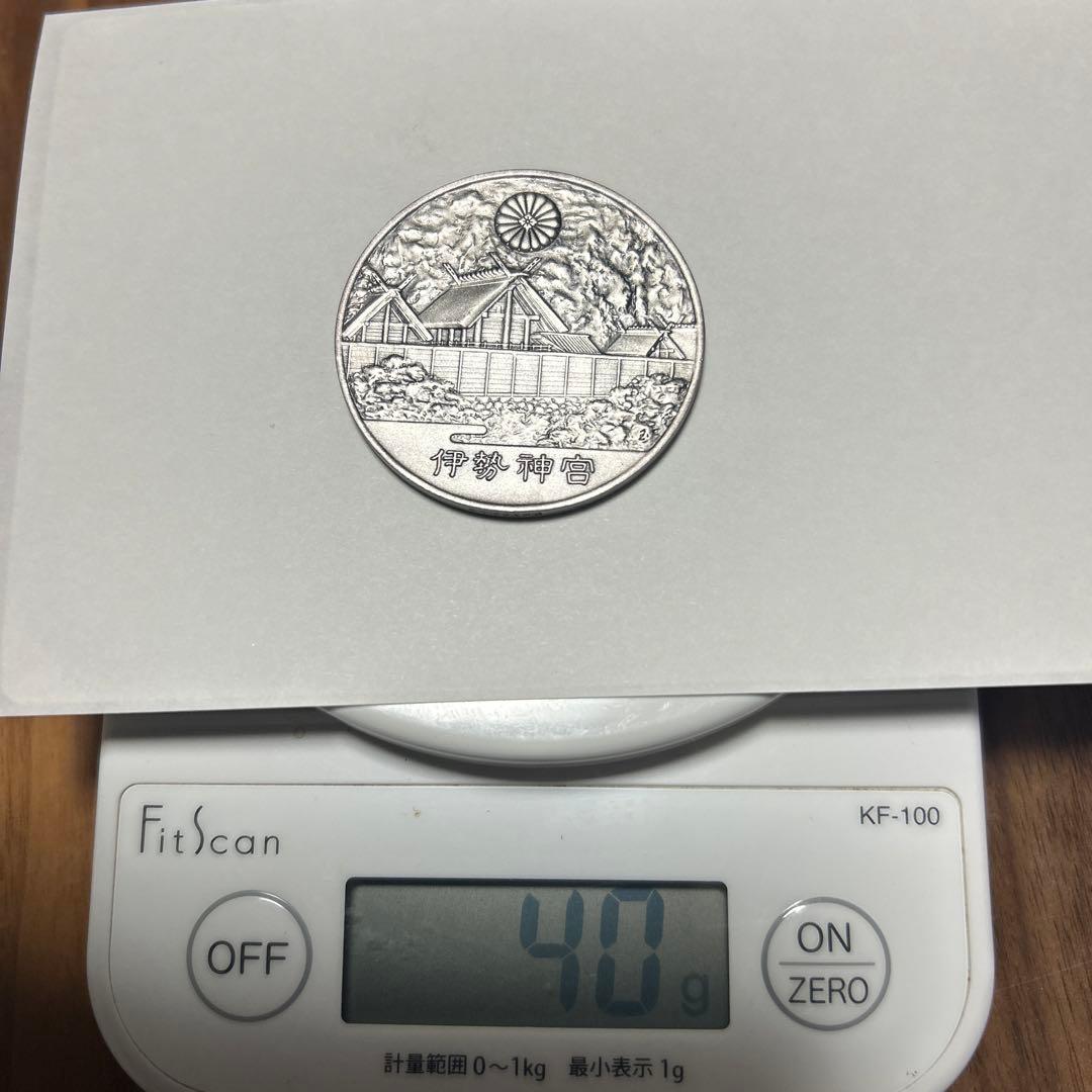 稀少】純銀 第60回 伊勢神宮 式年御遷宮記念 純銀 約40g