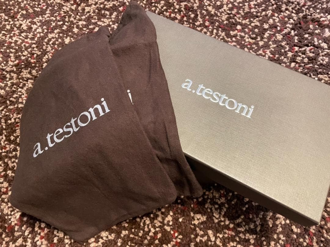 と*の様 【美品】a.testoni（ア・テストーニ）イタリア製　ドレスシューズ