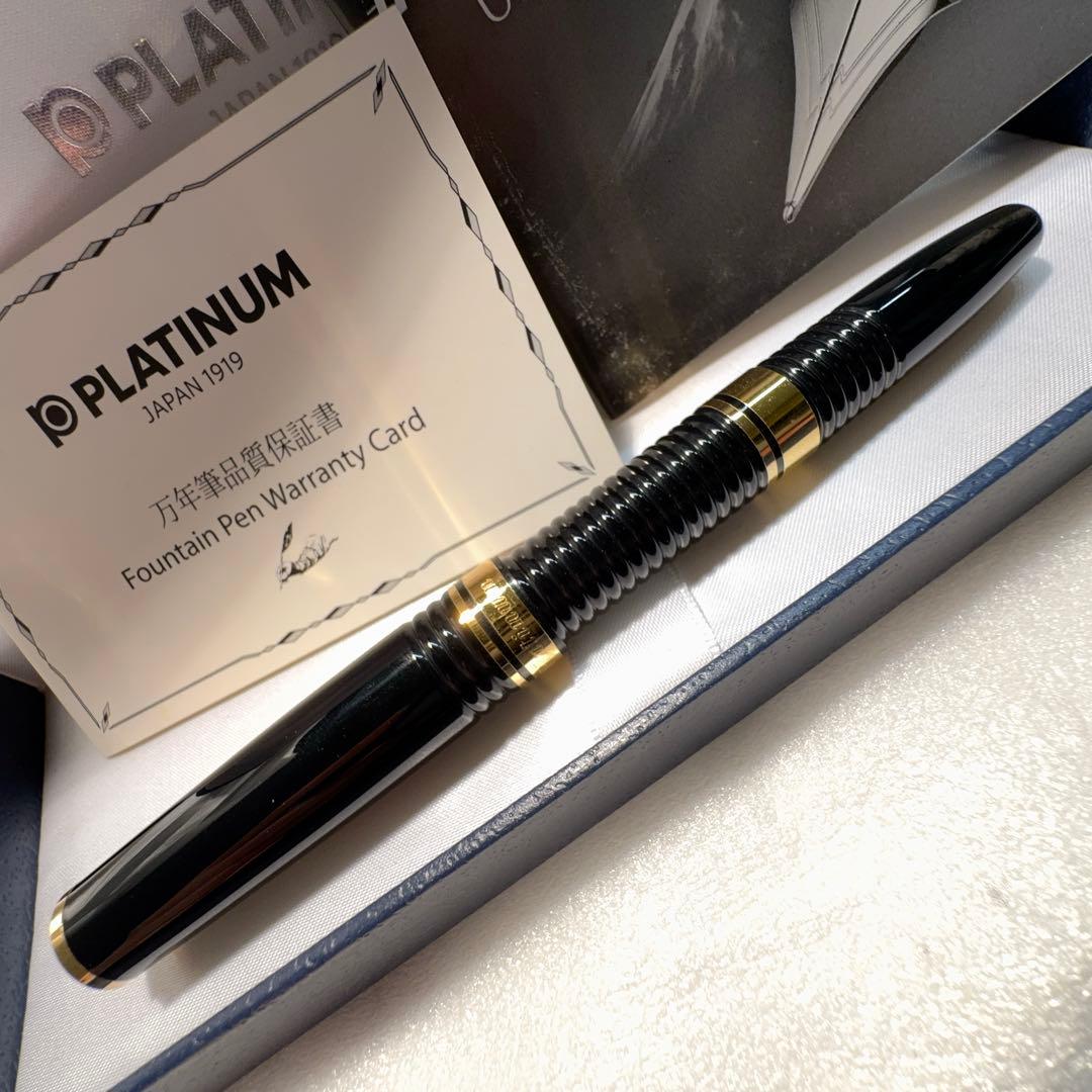 廃番稀少】プラチナ万年筆 ギャザード 14K M 中字 未使用品□ - メルカリ