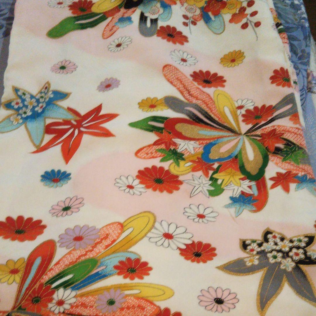 本洗い済み正絹着物(No.51)七五三