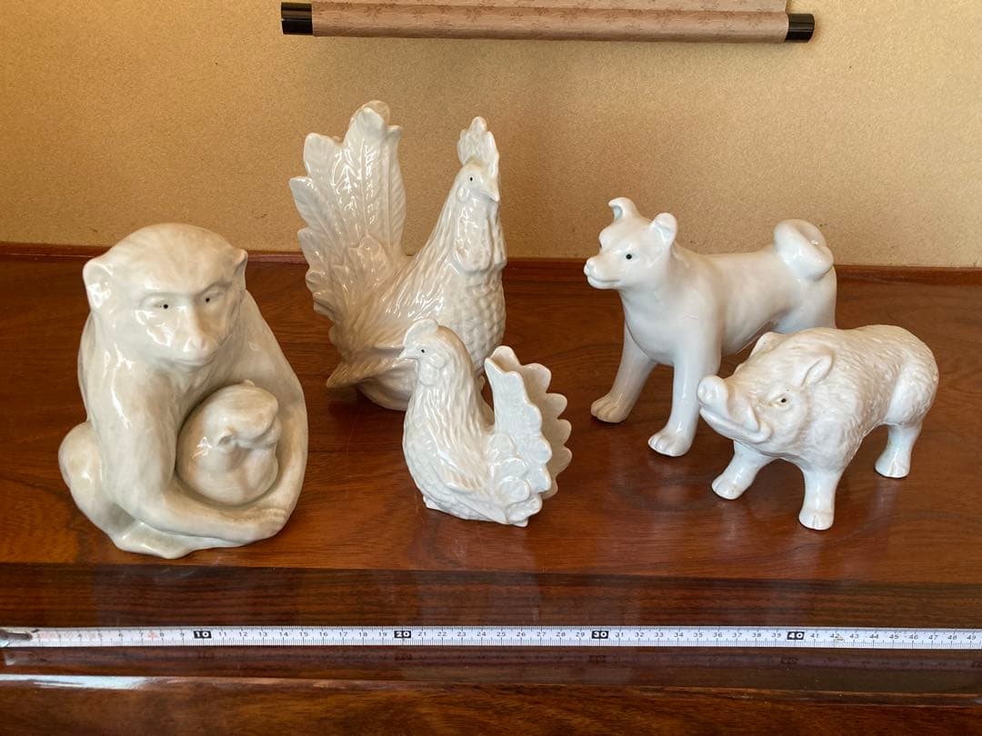 砥部焼千山窯 干支動物13体 砥部焼千山窯 干支動物