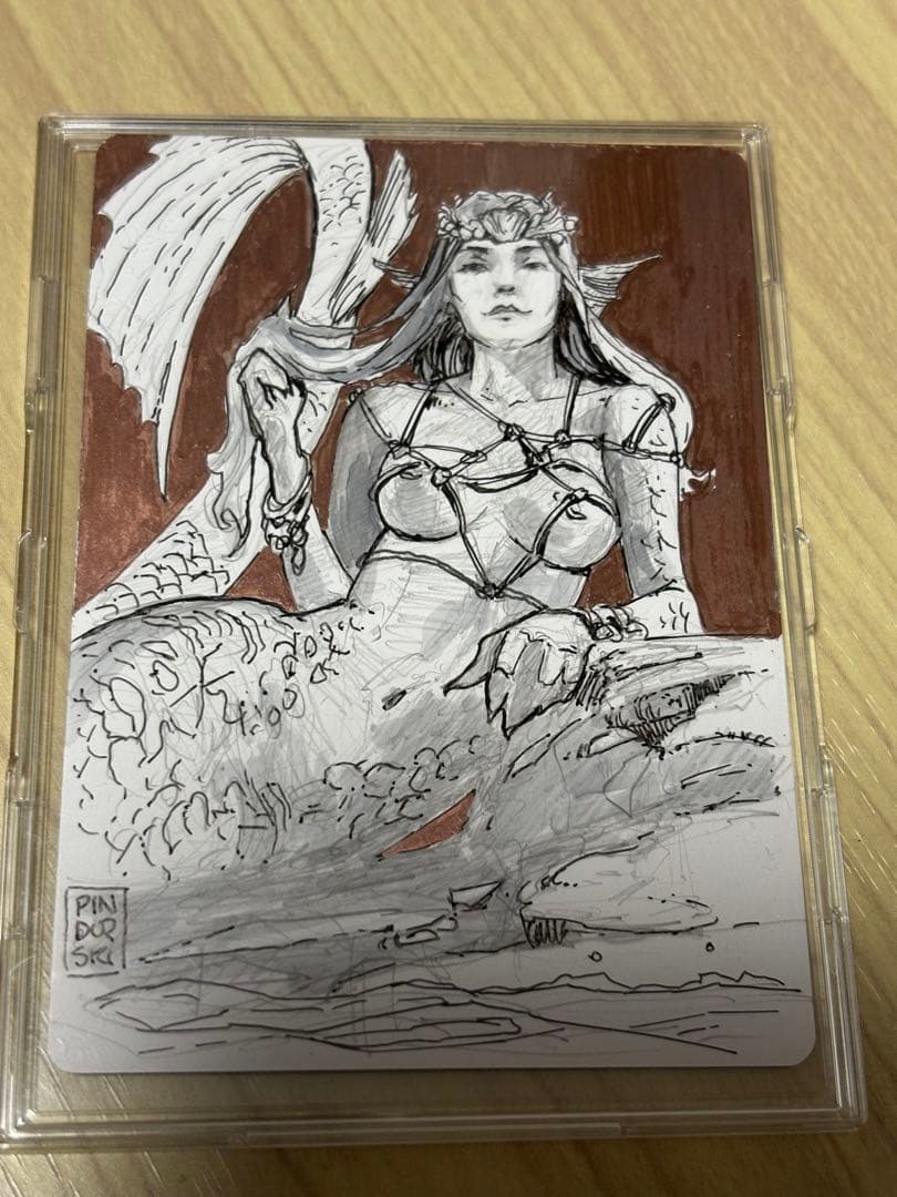 mtg アーティストプルーフ ap マーフォークトークン スケッチ サイン