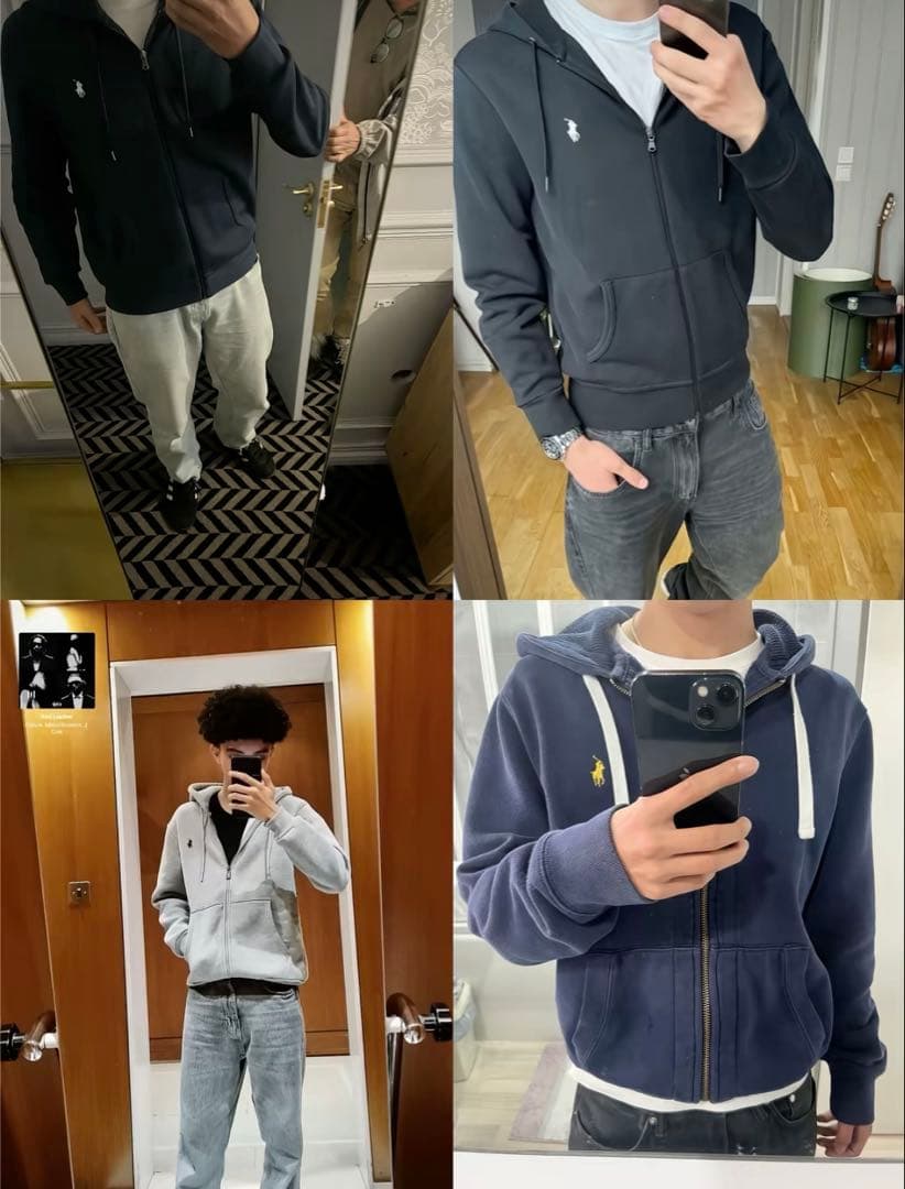 Polo by Ralph Lauren ジップパーカー ネイビー Lサイズ