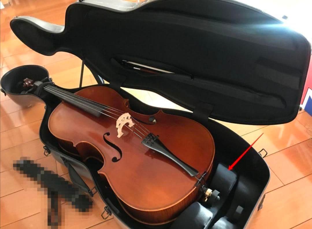 ぽんこ 3.1kg!シリーズ登場！超軽量高級チェロケース 領収書可！