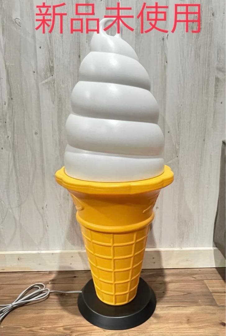 新品・未使用】スジャータ TOMI ソフトクリーム 置物 模型