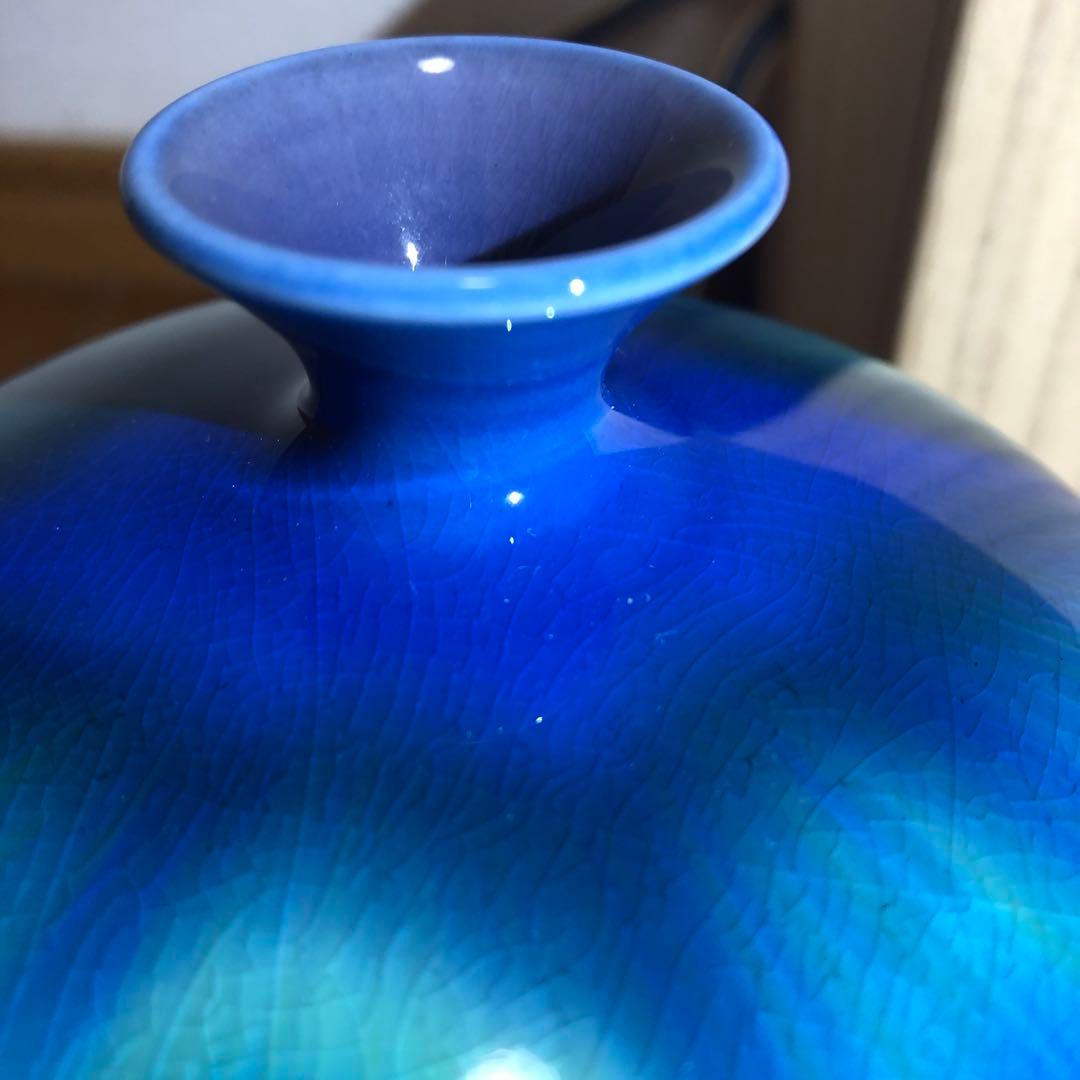 かいたろう様専用】九谷焼 人間国宝 三代 徳田八十吉 花瓶 壺 - メルカリ