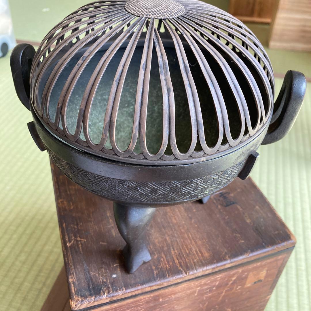 胡文眀　香爐　箱あり