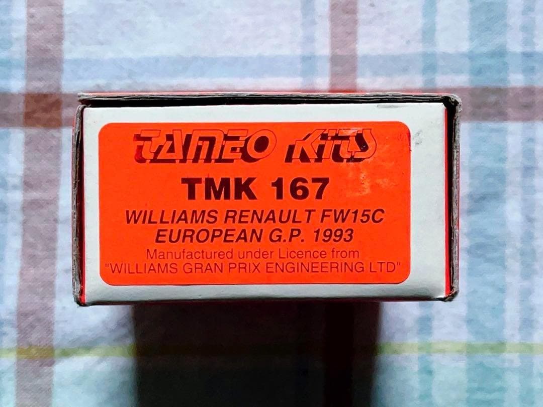 当時モノ タメオ 1/43 ウィリアムズFW15C・ルノー Tameo