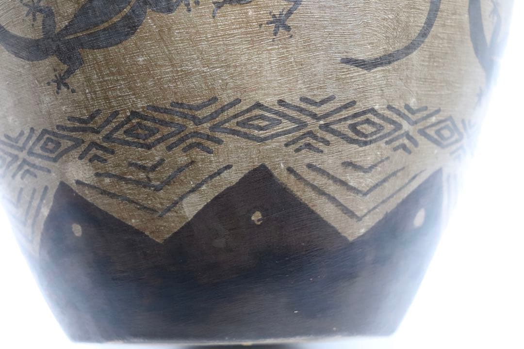 すえき　トカゲ文壺　送料込み0118