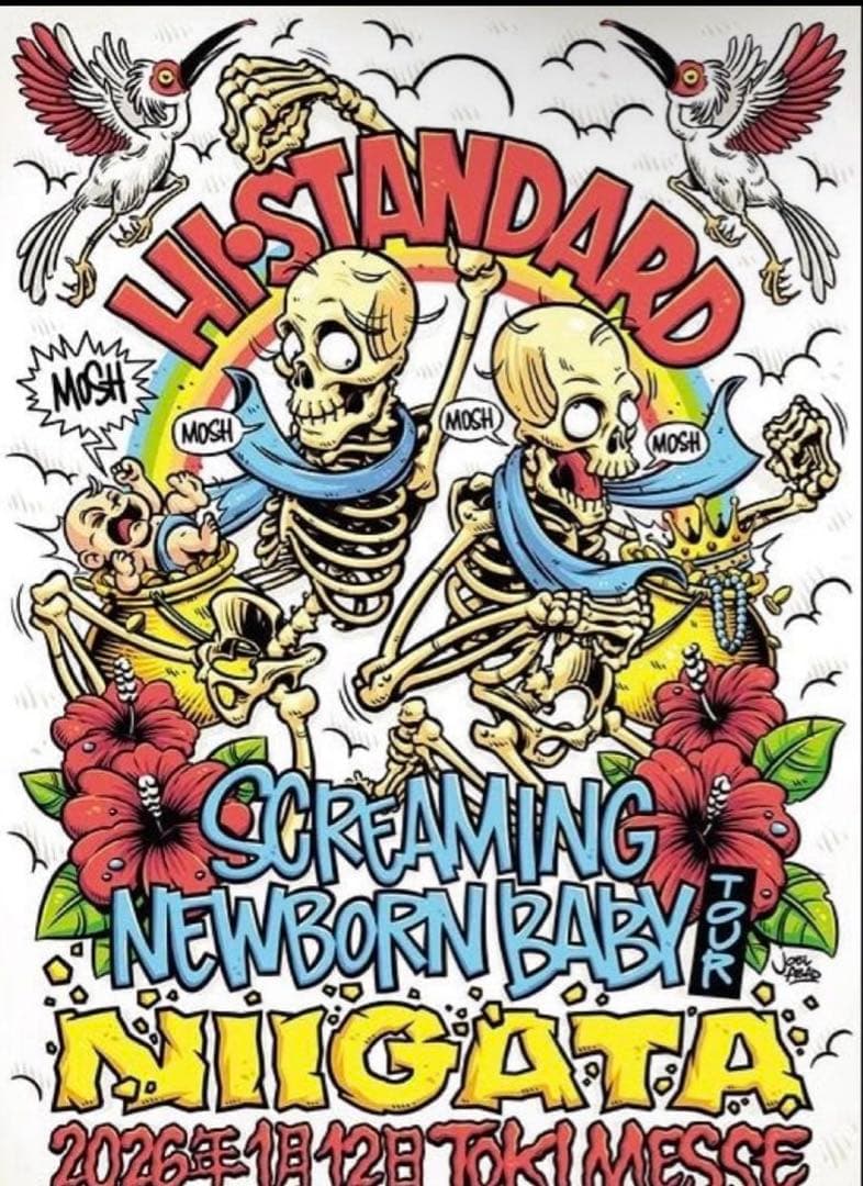 Hi-STANDARD ハイスタンダード SNB朱鷺メッセ限定 A2ポスター - メルカリ