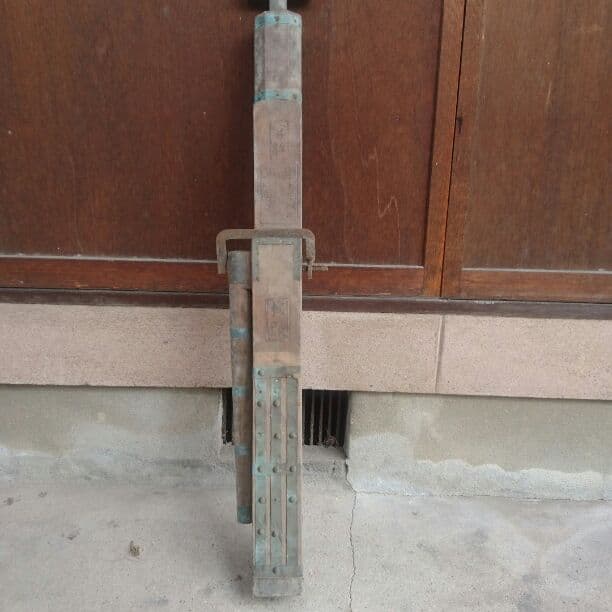 激レア品 明治三拾五年 古民具 消防器具 消火用 手動