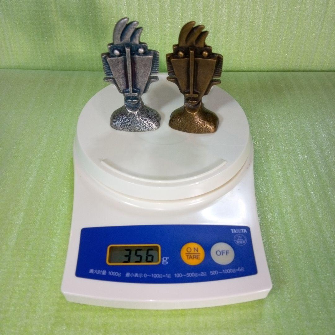 アンティーク調な絵画みたいな置物フォトスタンドペーパーウェイト2個