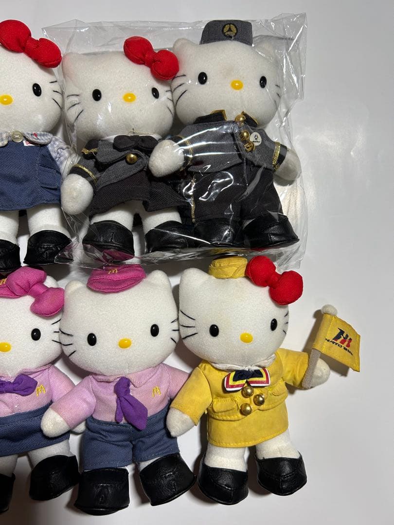 【激レア・タグ付き】ハローキティ 制服シリーズ8点セット 2001年