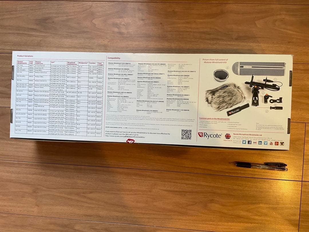 Rycote RYC086004 モジュラーウインドシールドWS 1キット