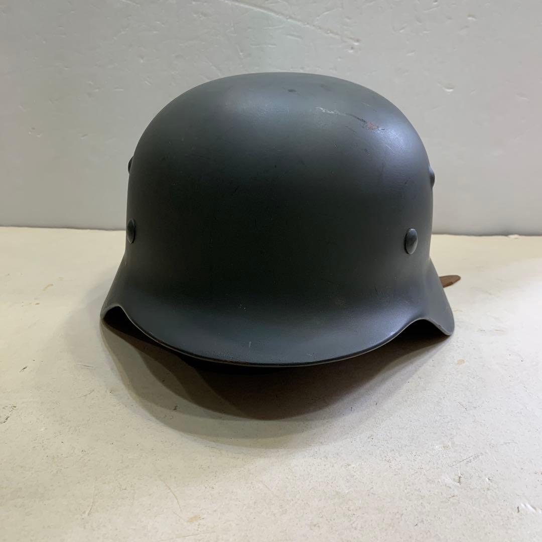 ドイツ軍スタイル ヘルメット グレー金属製、レプリカM 36？ - メルカリ