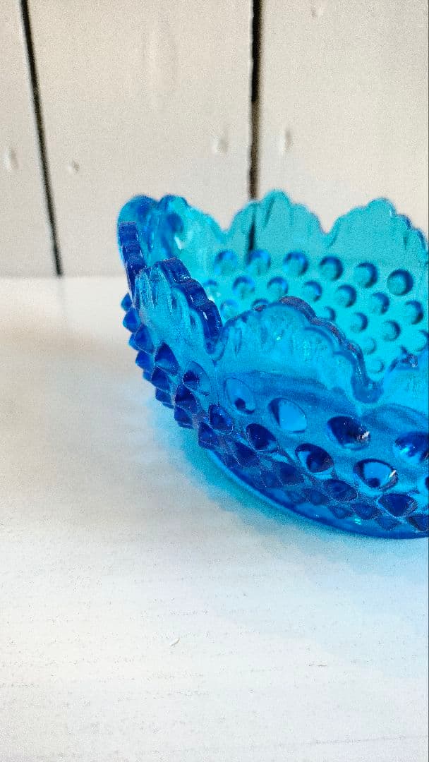 50~'60 フェントン Fenton Blue Hobnail 美品 - メルカリ
