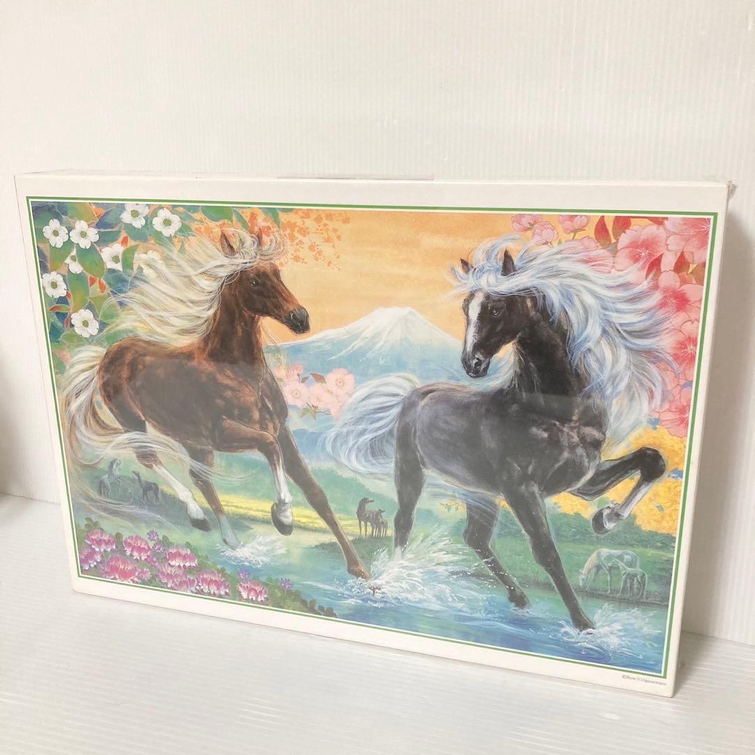 アップルワン ジグソーパズル 1000ピース 小笠原ゑつこ 日本画 富士駿馬