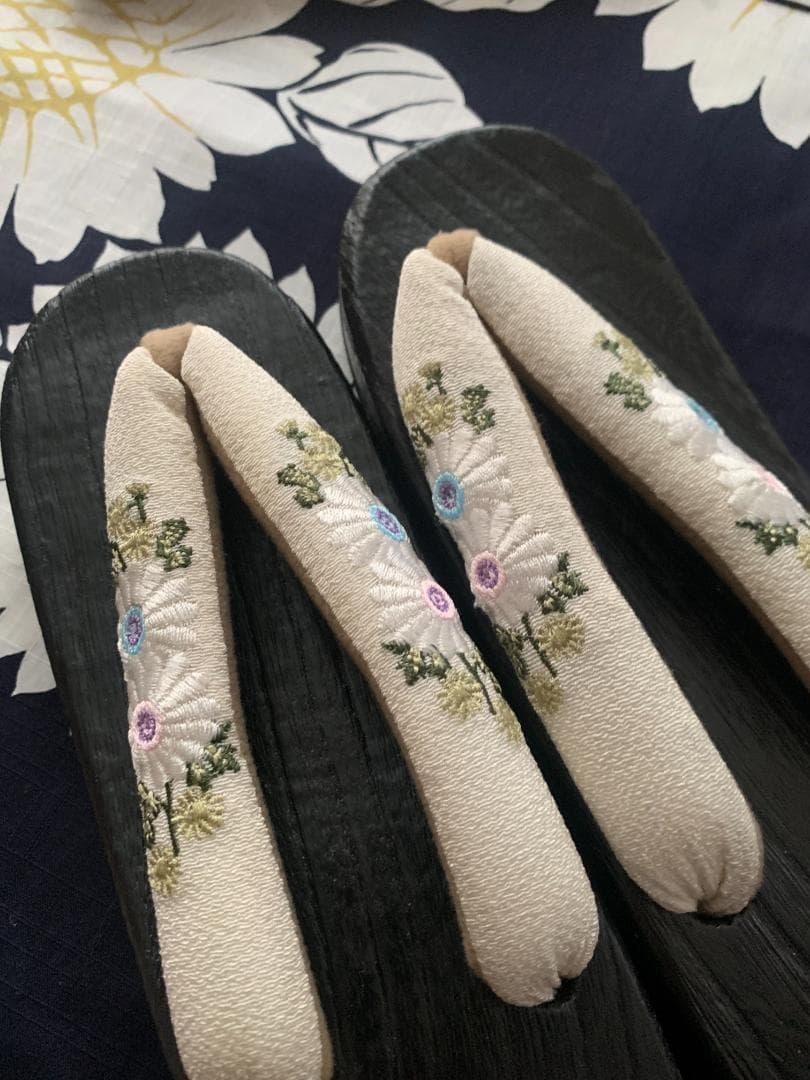 画像 1枚目のフルセット◆品ある向日葵（ひまわり）黒紺浴衣◆