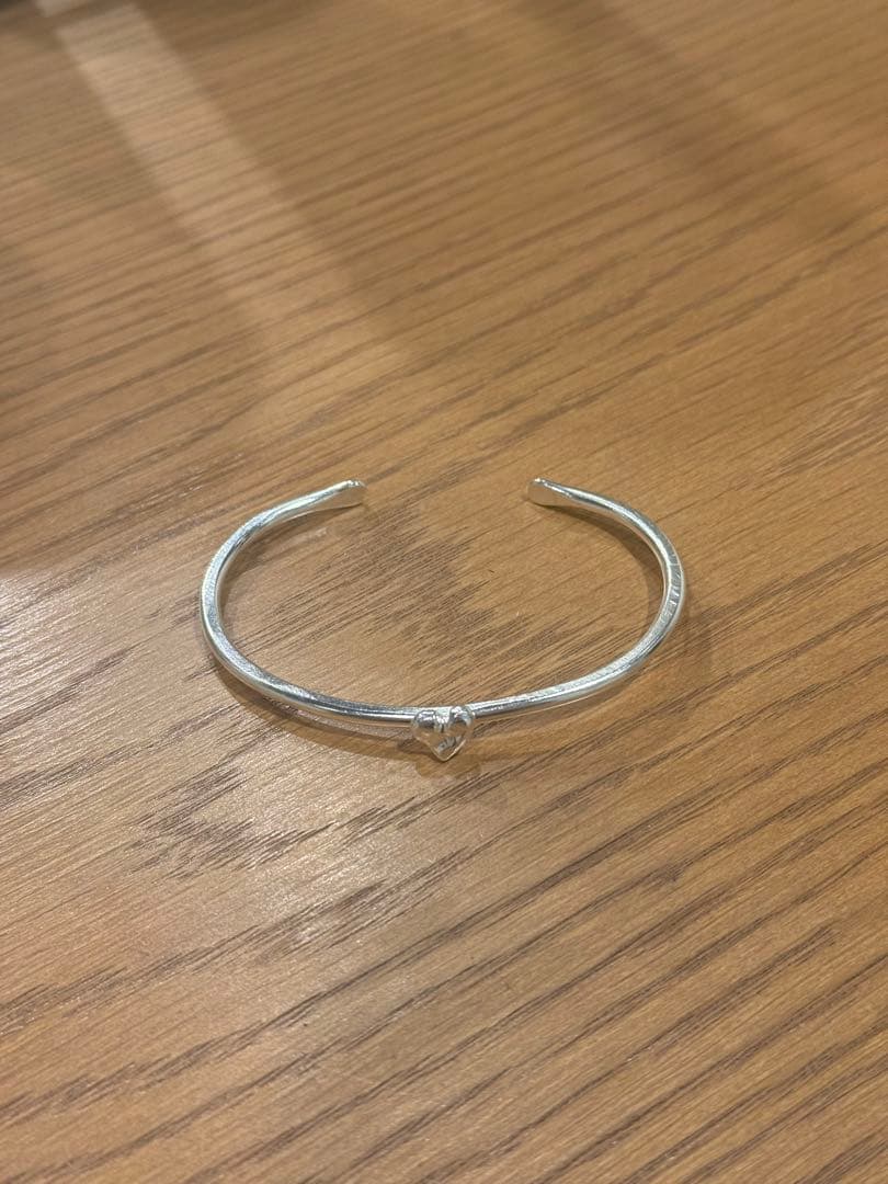 ブレスレット・バングル frank and easy sv tiny heart bangle