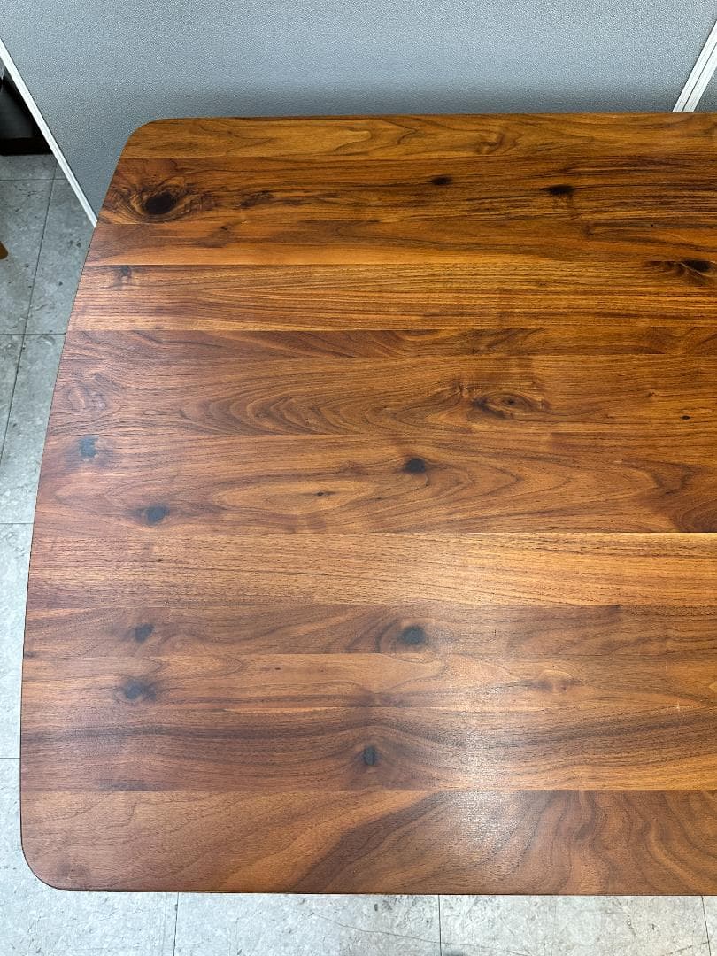 大塚家具　ダイニングテーブルセット　イス×4　ブラウン