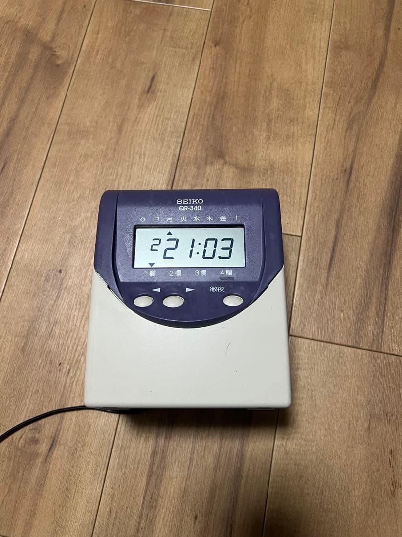 SEIKO タイムレコーダー QR-340 - メルカリ
