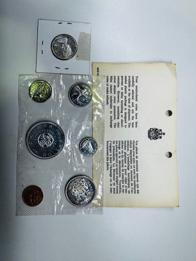 カナダ 銀貨コインセット 1964 - メルカリ