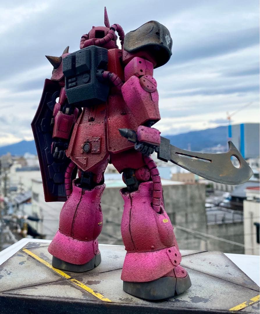 ガンプラ MG MSV YMS-07シャア専用プロトタイプグフ 完成品 漢のMSV