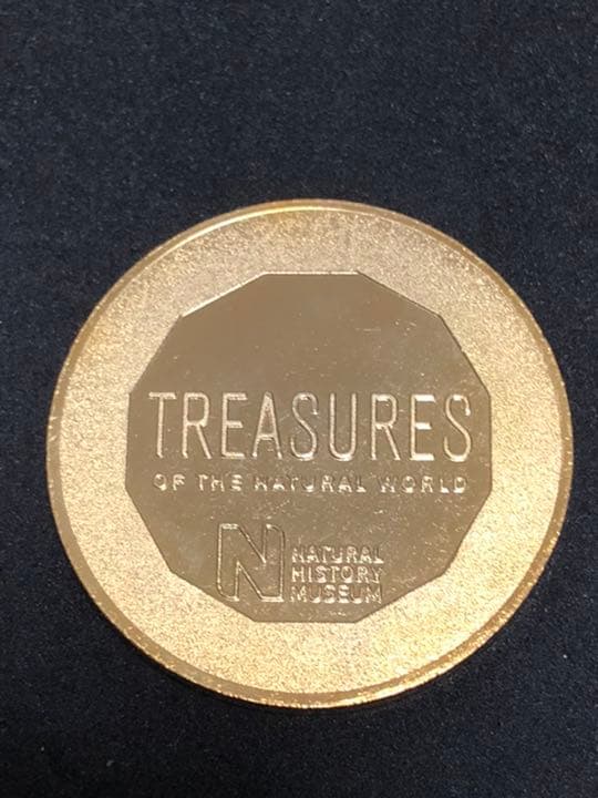 大英自然史博物館展☆化石☆記念メダル☆茶平工業
